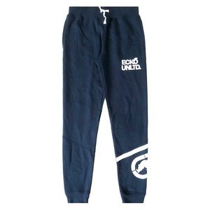 Branded fleece fashion sweatpants